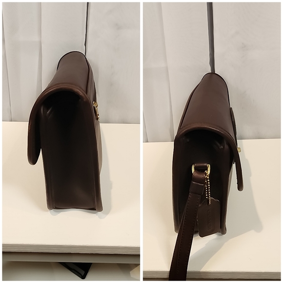 Vintage Coach Mahogany Clutch/Wristlet - Picture 7 of 16